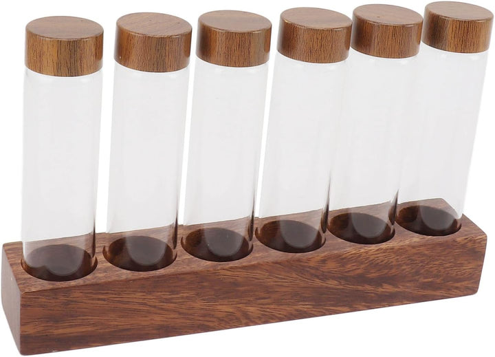 Kaffeebohnen-Aufbewahrungsröhrchen Einzeldosis, 6PCS oder 12PCS Kaffeebohnenkeller, Dosierglasfläsch