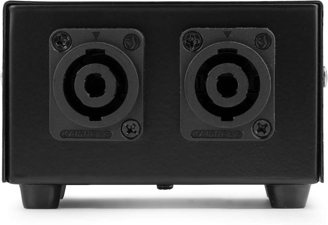 SkyTec STP-1 Passive Frequenzweiche, 2-Wege Powercon Weiche,1000 Watt, 1 Input, 1 Sub und 1 Top Outp