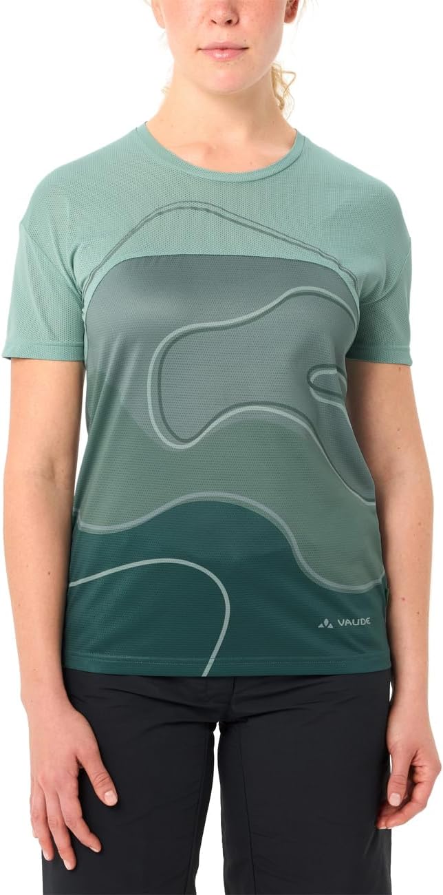VAUDE T-Shirt Women's Moab T-Shirt VI 44 Deep Pond, 44 Deep Pond