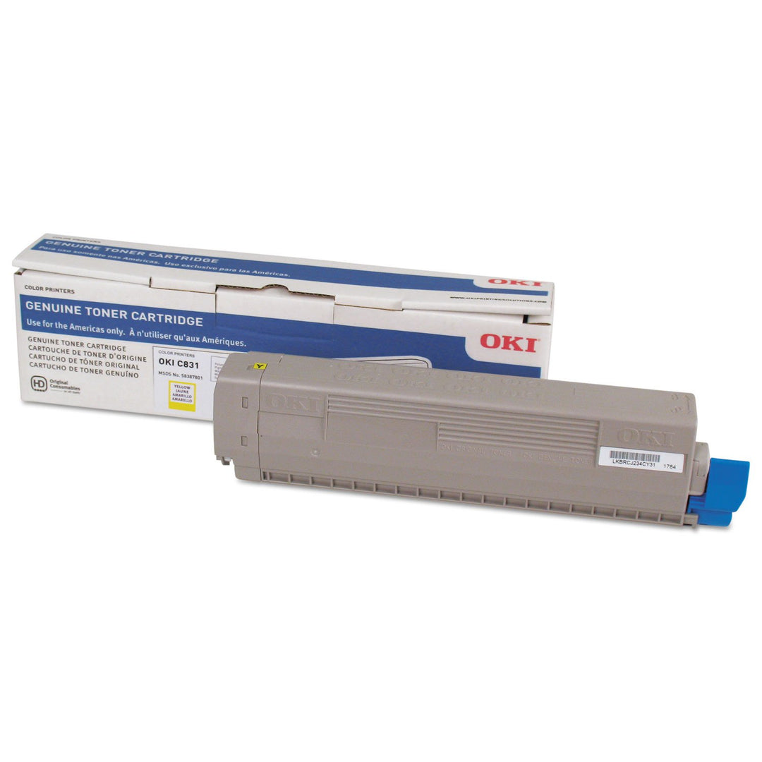 OKI Toner 10000 Seiten, gelb