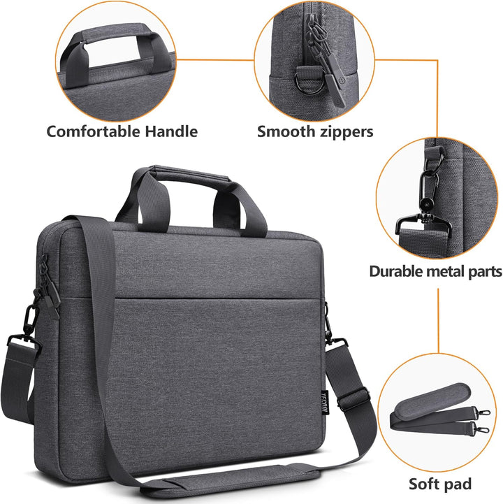 TECOOL 17,3 Zoll Laptoptasche Schultertasche für 17-17,3 Zoll Lenovo Acer ASUS Dell HP Samsung Lapto
