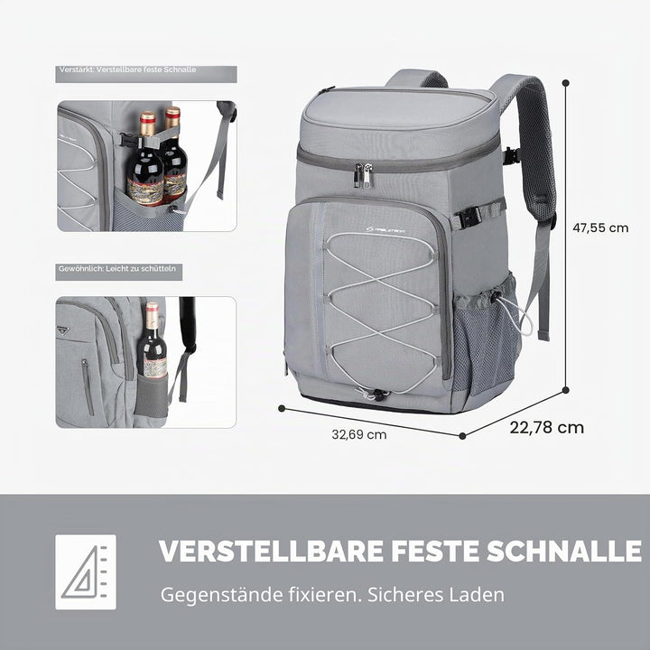Maelstrom Kühlrucksack, 35 Dosen, auslaufsicher, isoliert, weiche Kühltasche, Camping-Kühler, Strand