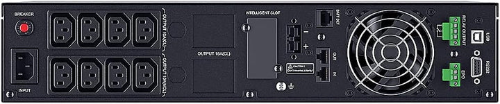 CyberPower OLS1000ERT2UA-B Doppelwandler Online USV 1000VA/900W, Tower/Rack 2U schwarz, Reine Sinusw