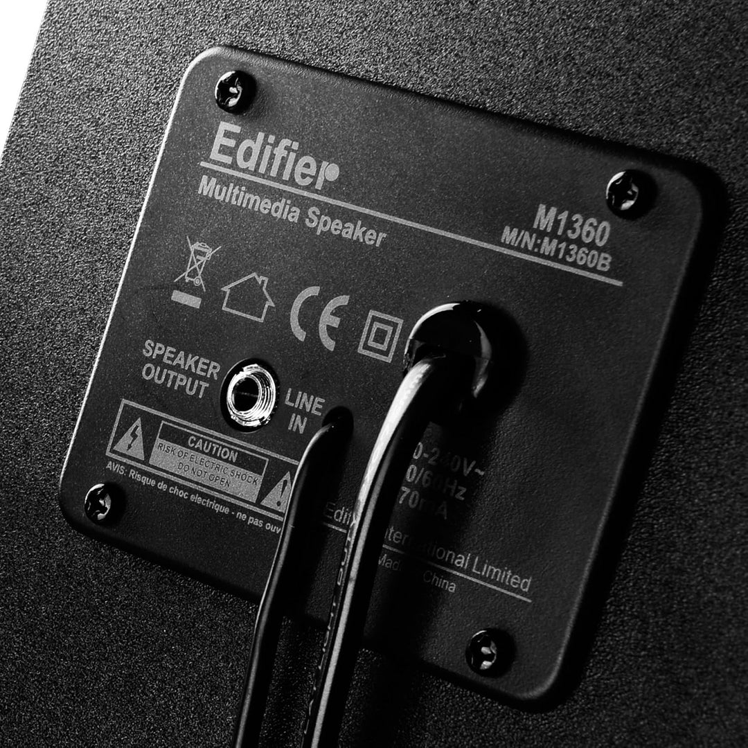 Edifier M1360 2.1 Lautsprechersystem/pc-lautsprecher mit Kabelfernbedienung