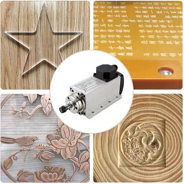 CNC-Spindel-CNC-Motor, 220 V, 2.2 kW, 2200 W, quadratischer luftgekühlter Spindelmotor, 2.2 Keramikl