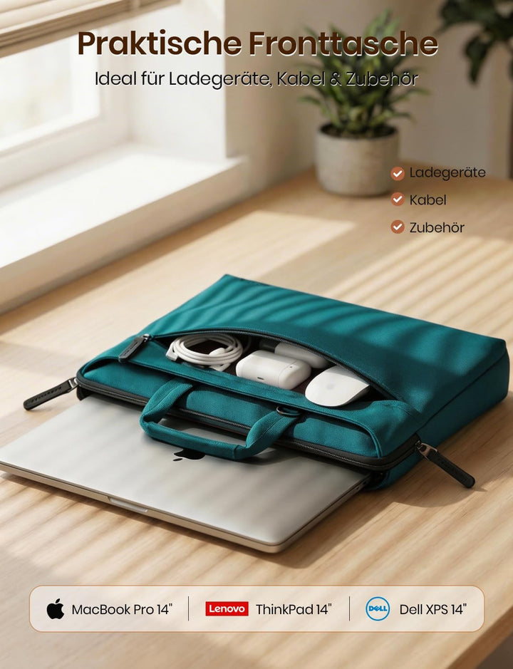 DOMISO Laptop-Hülle AA40 14 Zoll Teal, 14 Zoll Teal