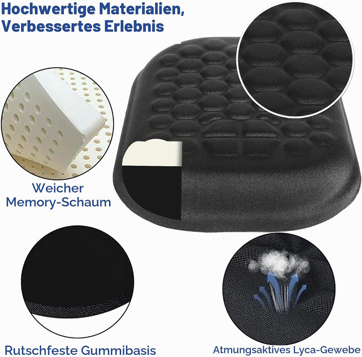 Gimars Wrist Rest Handgelenkauflage Ellbogenauflage Unterstützung für Tastatur und Maus, Memory-Foam