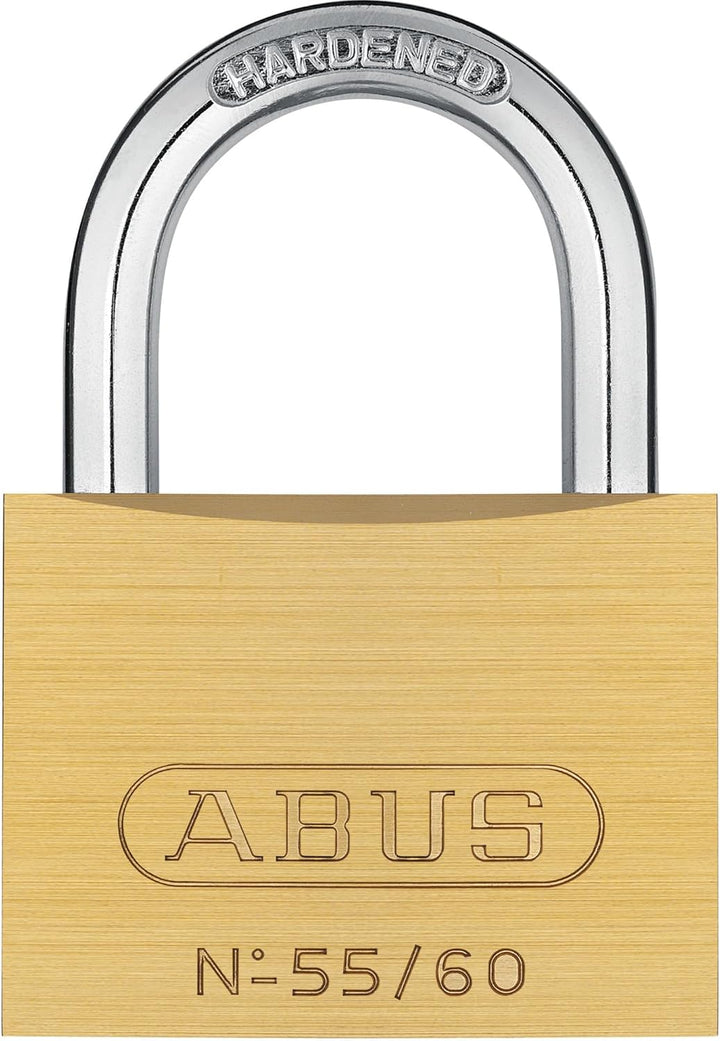 Abus 60028595 Messing-Hangschloss 1 Stück 60mm Verschiedenschliessend, 1 Stück 60mm Verschiedenschli