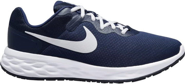 Nike Herren Revolution Laufschuh 40 EU Midnight Navy White Obsidian Ashen Slate, 40 EU Midnight Navy