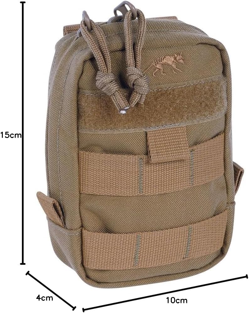 Tasmanian Tiger TT Tac Pouch 1 EDC Rucksack-Zusatztasche mit Molle-System und Patch-Fläche, 15 x 10