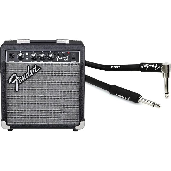 Fender Frontman 10G Combo Gitarrenverstärker & Professional Series Instrumentenkabel – 10 ft / 3 m G