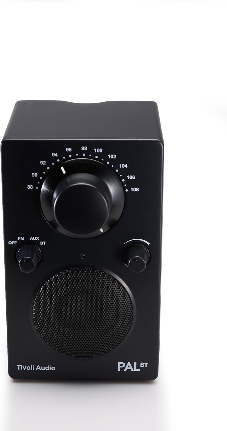 Tivoli Audio PAL BT (Gen 3) FM-Radio, Bluetooth, tragbar, USB-C, Schwarz, Schwarz