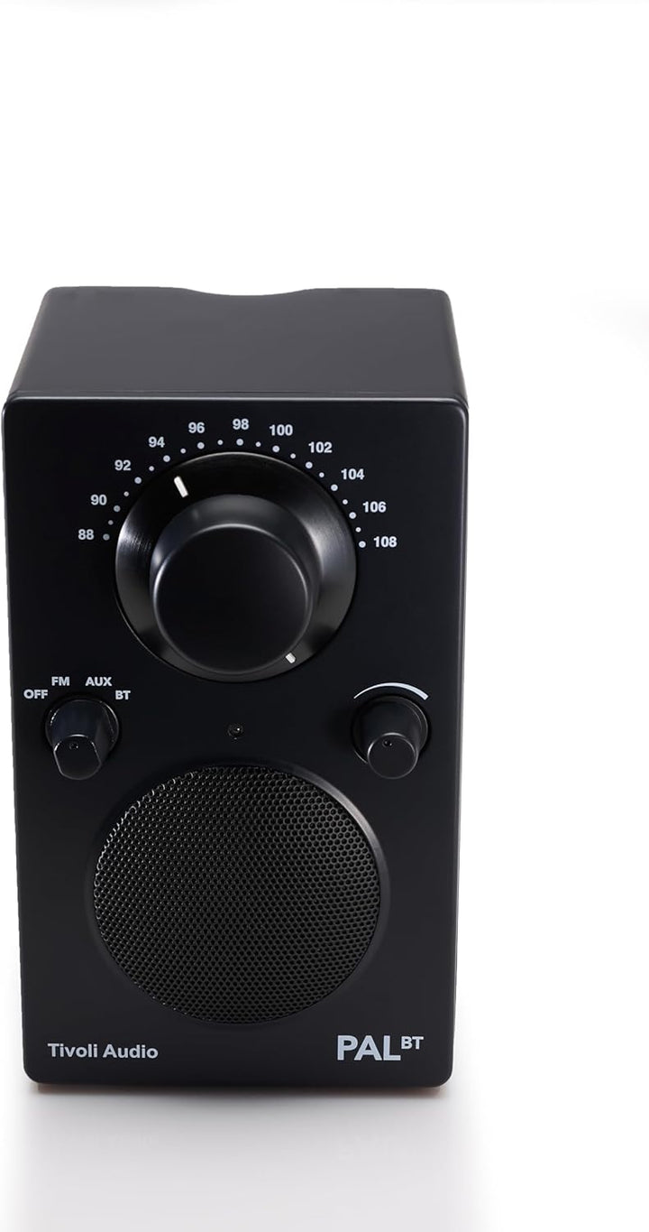 Tivoli Audio PAL BT (Gen 3) FM-Radio, Bluetooth, tragbar, USB-C, Schwarz, Schwarz