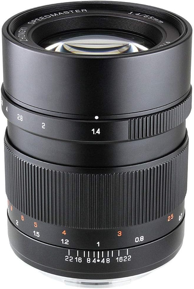 Mitakon Zhongyi Speedmaster 65 mm f/1.4 Objektiv für Fuji GFX Mount Kamera