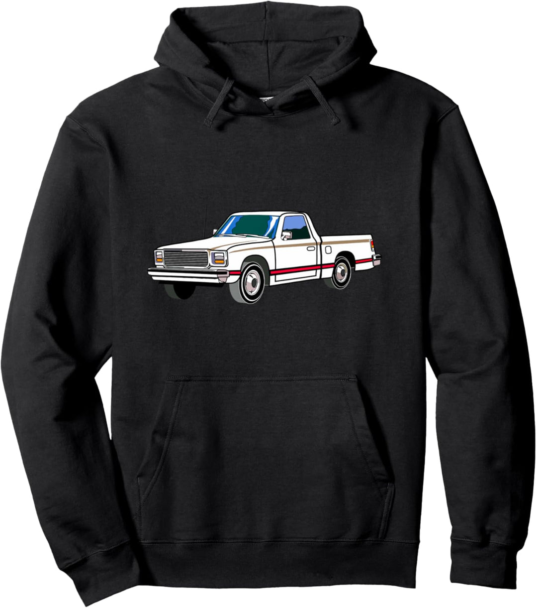 Retro-Pickup Pullover Hoodie