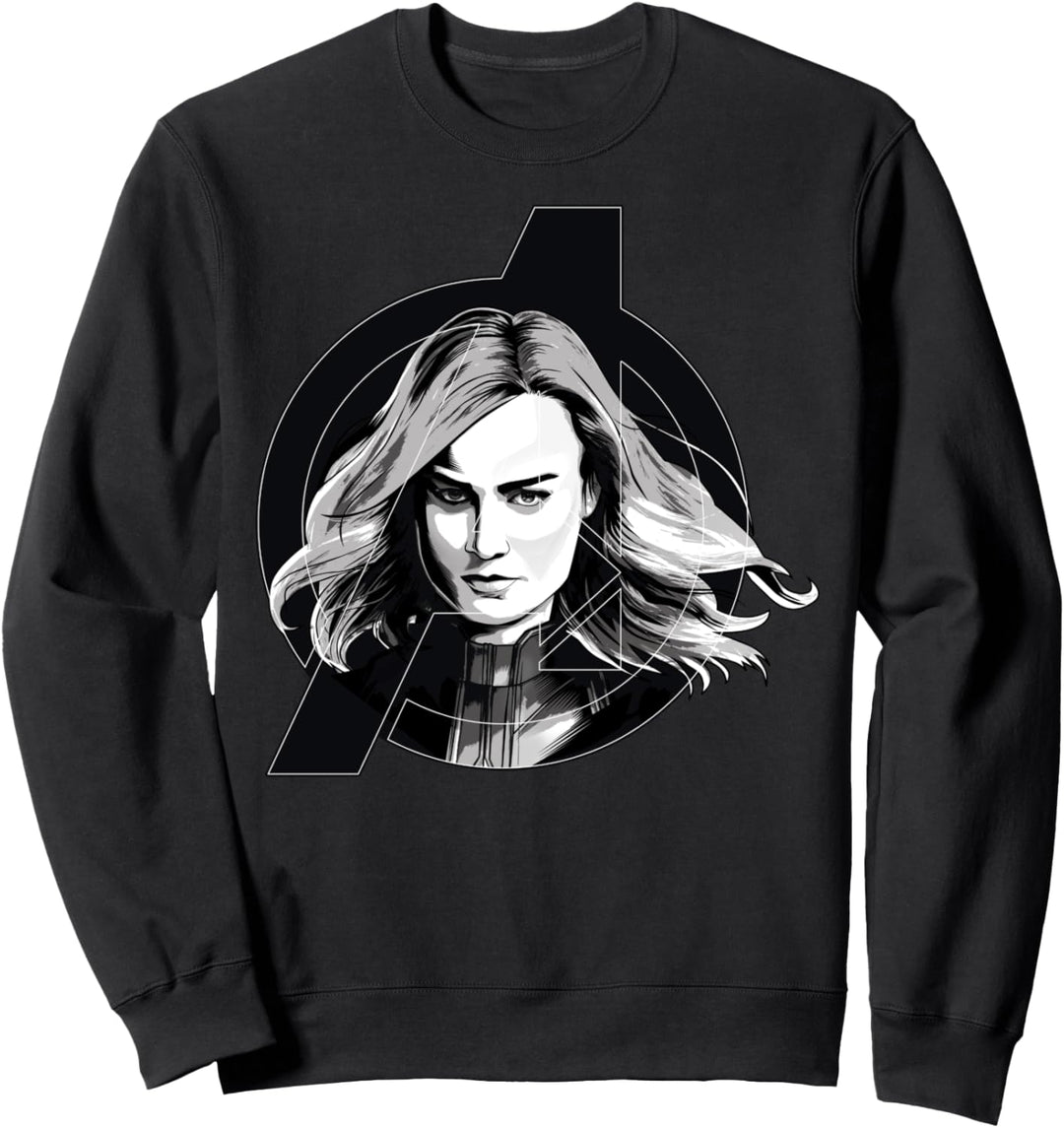 Marvel Avengers: Endgame Captain Marvel Dark Portrait Sweatshirt
