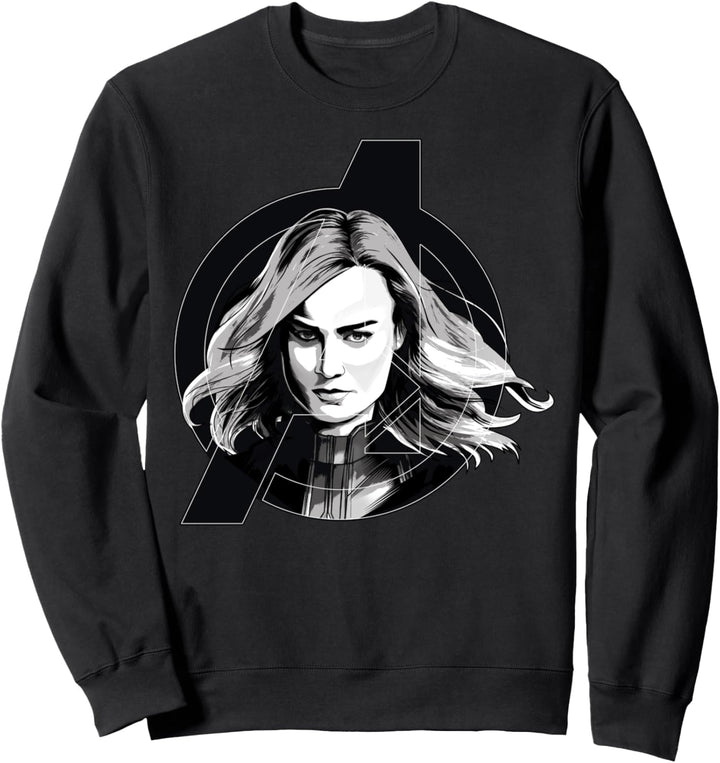 Marvel Avengers: Endgame Captain Marvel Dark Portrait Sweatshirt