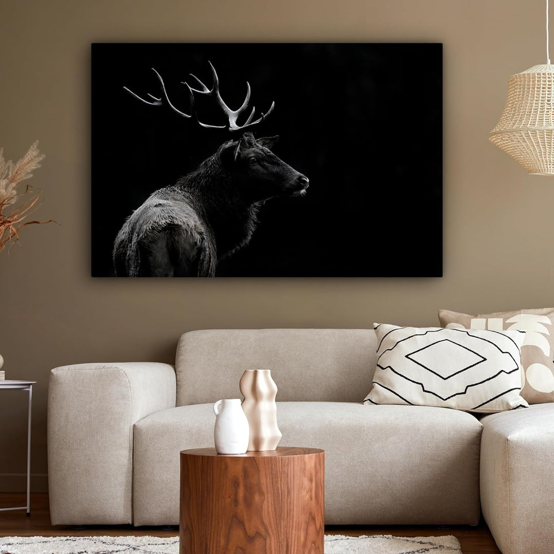 MuchoWow© Bild auf Leinwand Gross 120x80 cm XXL Schlafzimmer Bilder Wand Deko Wohnzimmer Modern Wand