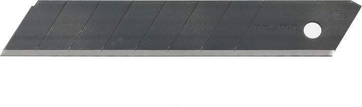 Tajima Ersatzklingen für Cutter (Breite 18 mm, 50 Stück in einer Box, Black Blade Klingen, für Pappe