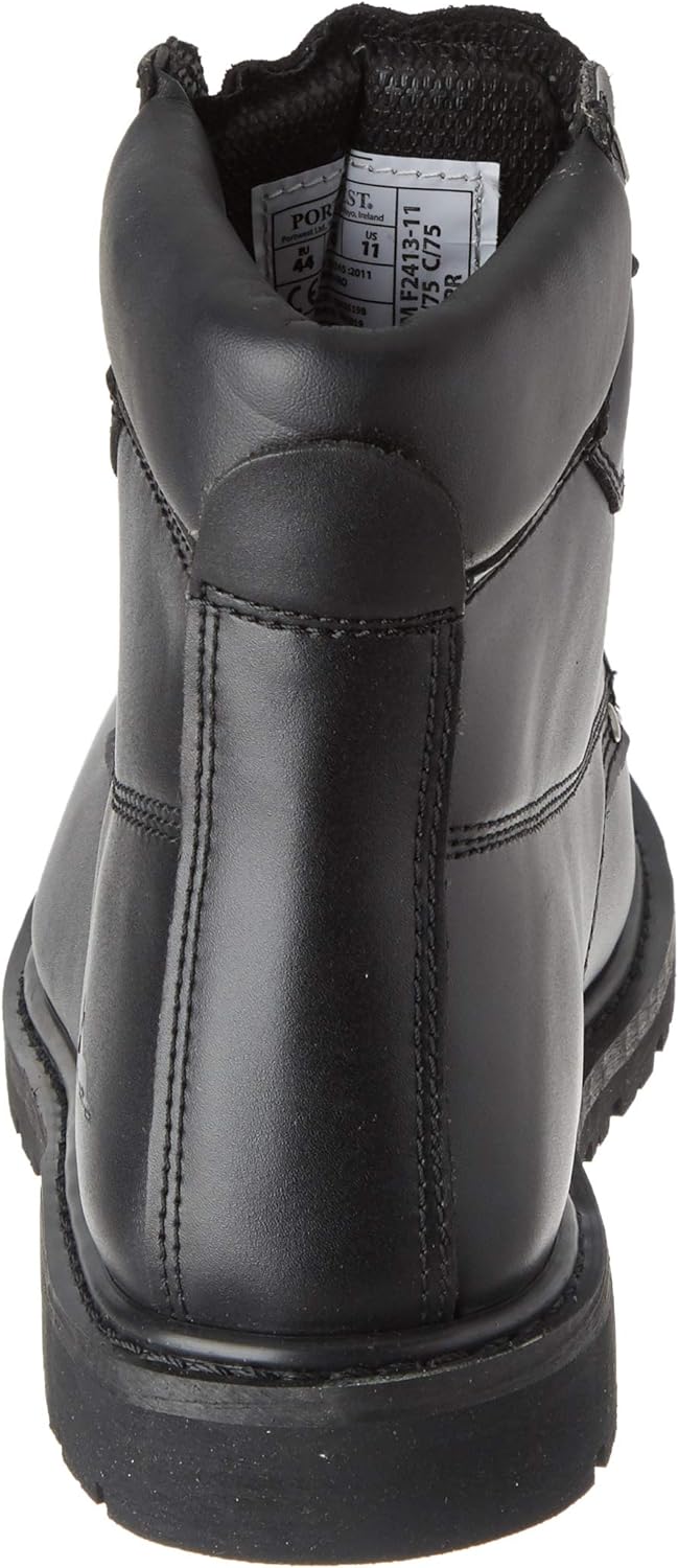 Portwest Steelite Rahmengenähter Sicherheitschnürstiefel SBP HRO, Grösse: 39, Farbe: Schwarz, FW16BK