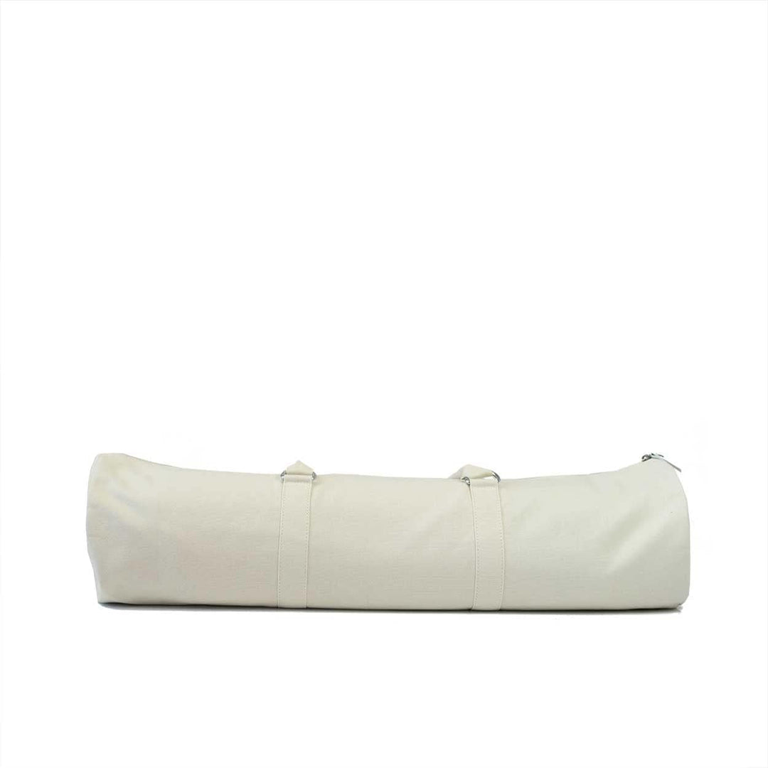 Love Generation Sport &amp; Freizeit-Fitness-Yoga-Taschen für Yogamatten XL Cremeweiss rund, Cremeweiss