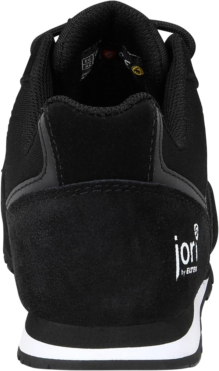 Jori Sicherheitsschuhe jo_Slim Black Low ESD S3, Damen und Herren, Leder/Textil, Stahlkappe, leicht,