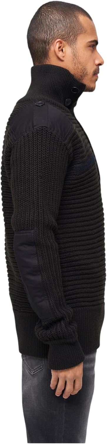 Brandit Alpine Pullover Männer Strickpullover Oliv Basics S Schwarz, S Schwarz