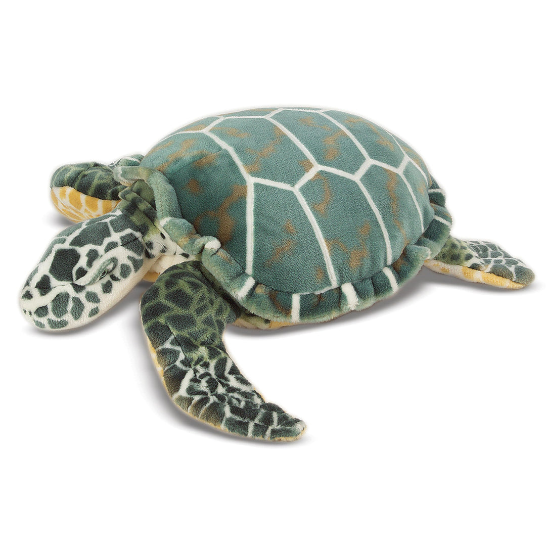 Melissa & Doug Sea Turtle - Plush | Soft Toy | Animal | All Ages | Gift for Boy or Girl, Sea Turtle