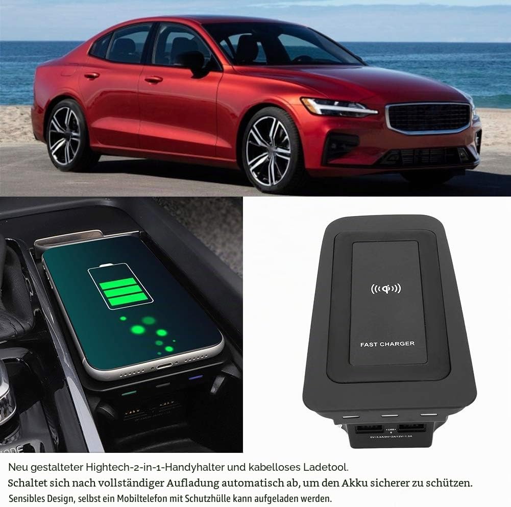 Kabellose Kfz-Ladegeräte, Kfz Ladegeräte Kabellose 15W Car Wireless Charger Auto Ladegerät Wireless