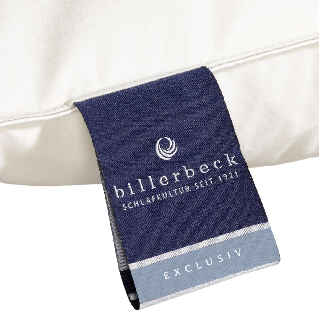 Billerbeck Nackenstützkissen | Daunalex | 40 x 80 cm | waschbar | höhenverstellbar | daunenweiches N