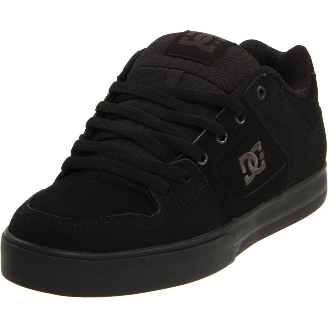 DC Shoes Herren Pure Skate-Schuh 39 EU Black Pirate Black, 39 EU Black Pirate Black