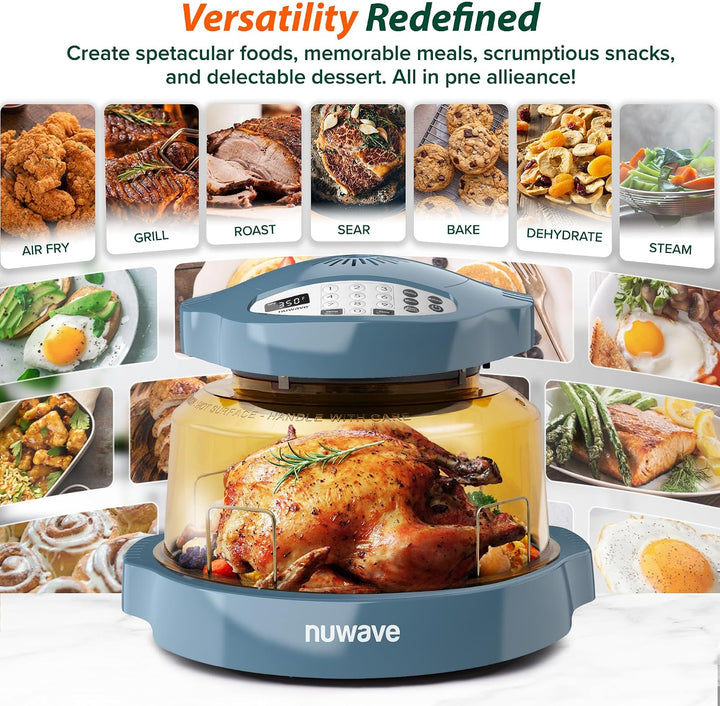 Nuwave Pro Plus 2 Infrarot-Backofen, neu und verbessert, Kochen frisch oder gefroren, ohne Auftauen