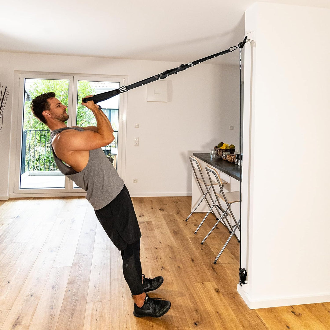 FREESIXD Schlingentrainer und Widerstandstrainer Set, Suspension Trainer für zu Hause und auf Reisen