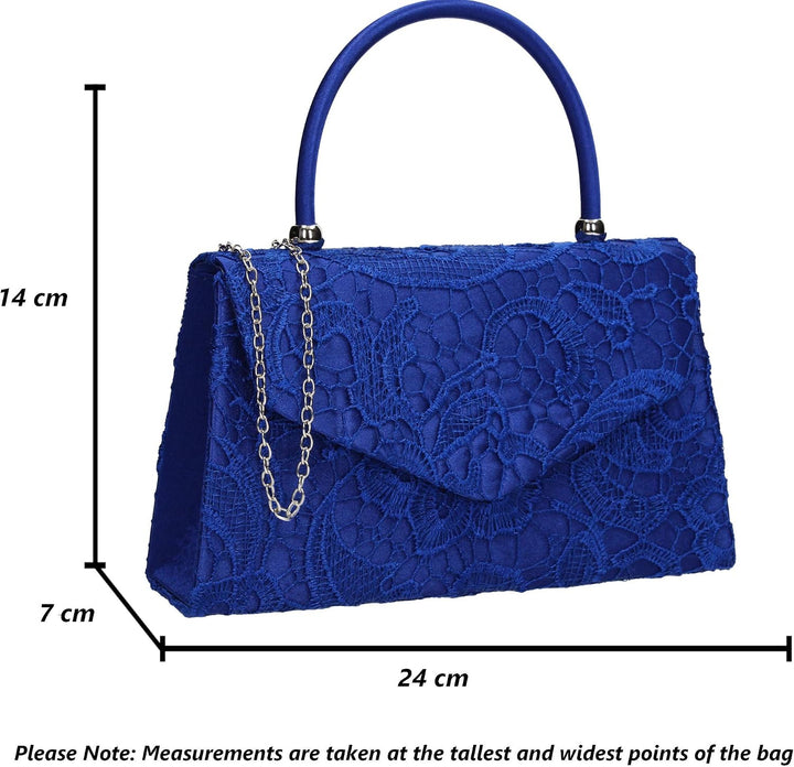 SwankySwans Kendall Lace Smart Elegant Tasche Blau (Königsblau), Blau (Königsblau)