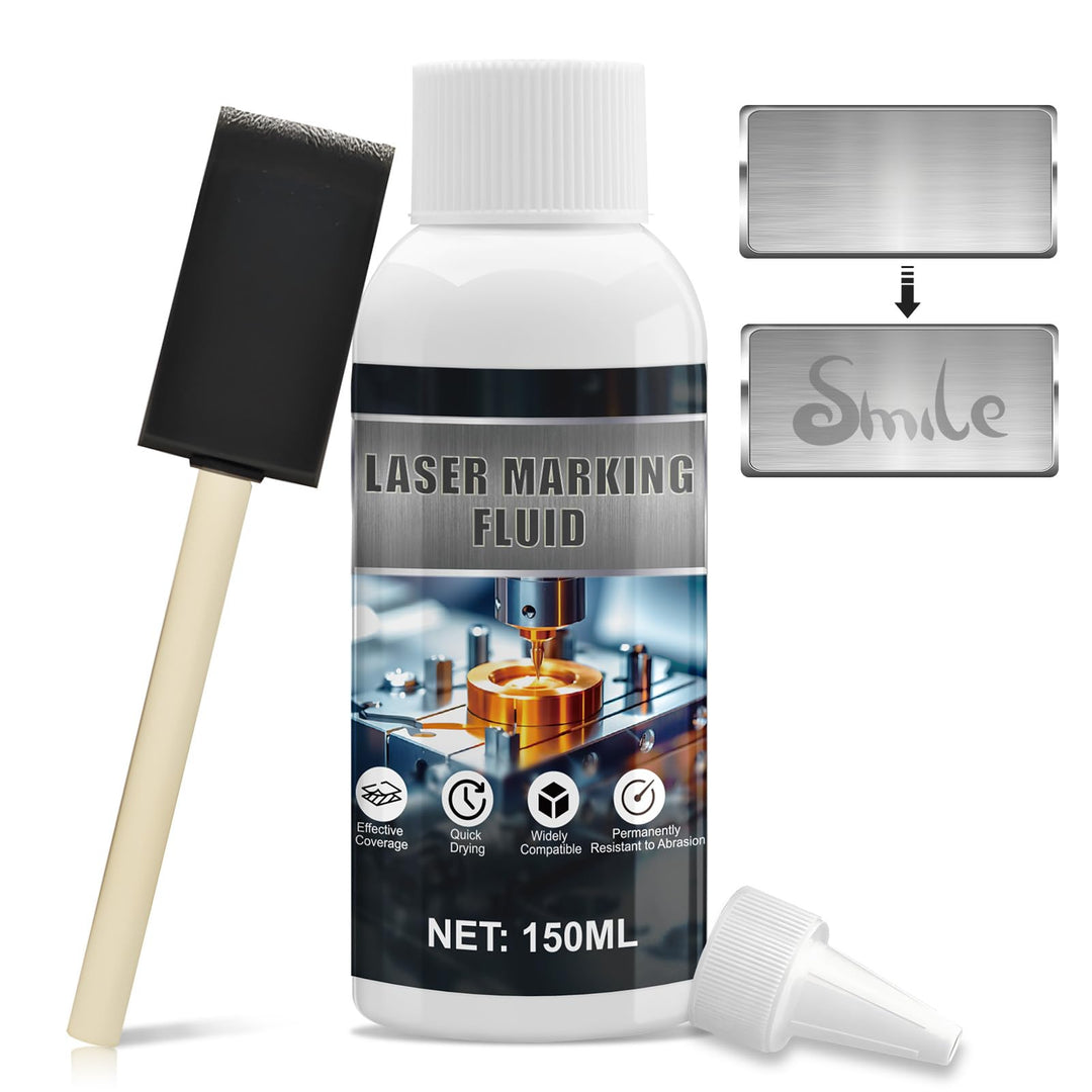Lasermarkierungsflüssigkeit, Laser Marking Fluid, Laser Markierungsspray für Metallmarkierung, Schne
