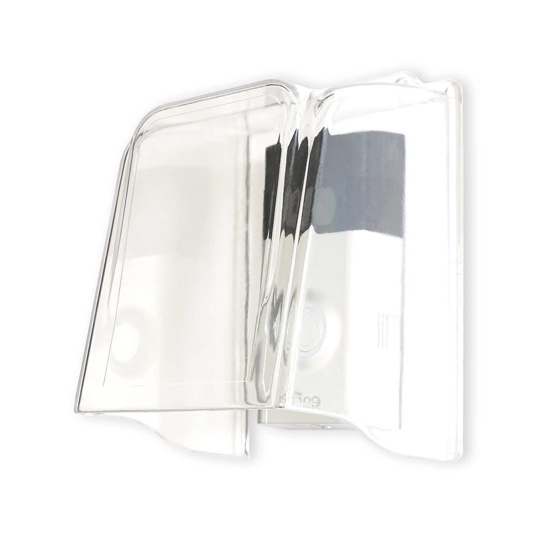 dgyezhao Regenschutz für Türklingel aus Kunststoff, Blendschutz für Türklingel, Zubehör für Zugangsk