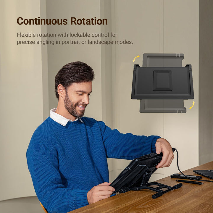 XENCELABS Desktop Easel für Pen Display 16 Bundle and Pen Display 16 Essentials, Verstellbarer Ständ