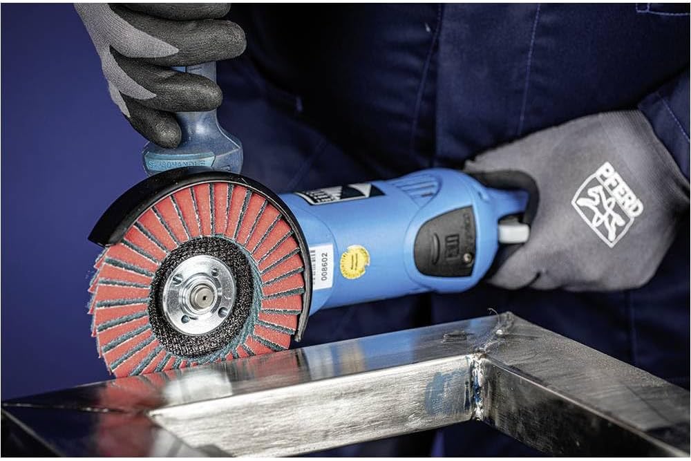 PFERD POLIVLIES-Fächerscheiben Set PVZ, 3-tlg. | Keramik Ø125mm Bohrungs-ø 22,23mm CO-COOL 60/G, 80/