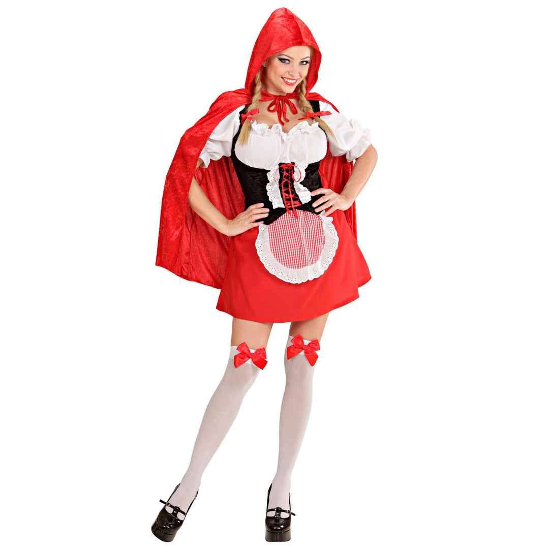 WIDMANN 57482 COSTUME CAPPUCCETTO ROSSO M VELLUTO #5748 Mehrfarbig M, Mehrfarbig M