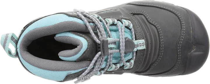 KEEN Unisex-Kinder Ridge Flex Mid wasserdichte Wanderstiefel 29 EU Grey Blue Tint, 29 EU Grey Blue T