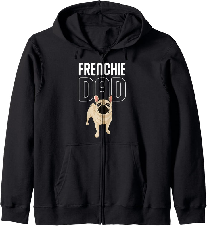 Hundebesitzer Hunde Papa Vatertag Französische Bulldogge Kapuzenjacke
