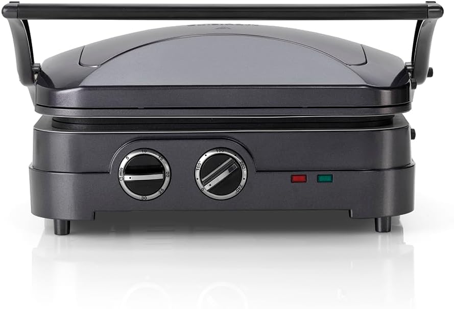 Cuisinart Griddle & Grill Kontaktgrill mit 2 spülmaschinenfesten Gillplatten Blu, Blu
