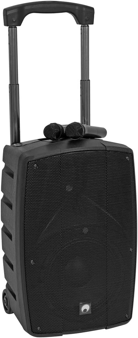 OMNITRONIC WAMS-10BT2 MK2 Drahtlos-PA-System | Mobiles 10"-PA-System mit Akkubetrieb, Audioplayer, B
