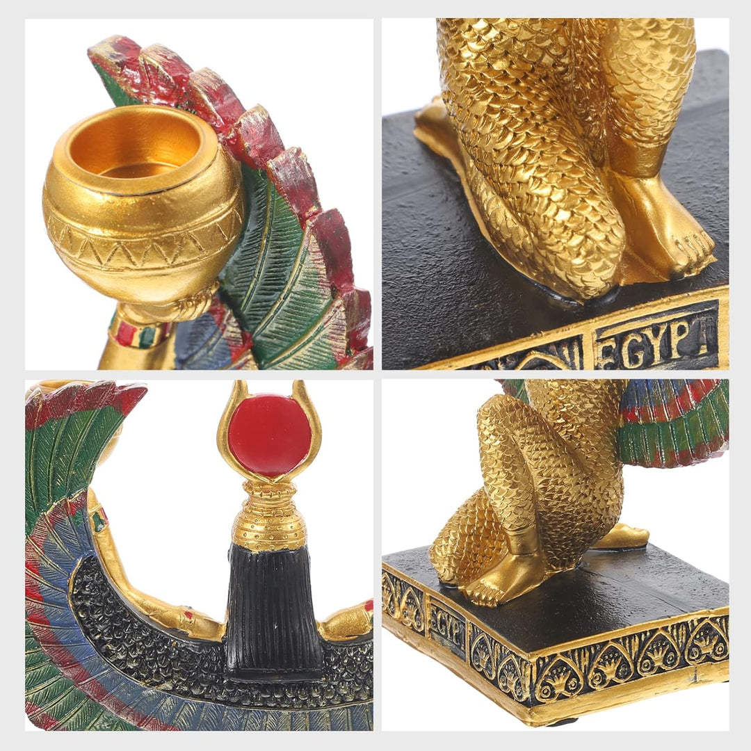 Garneck Ägyptische Göttin Isis Statue Gottheit Mythologie Isis Offene Flügel Figur Göttin Skulptur W