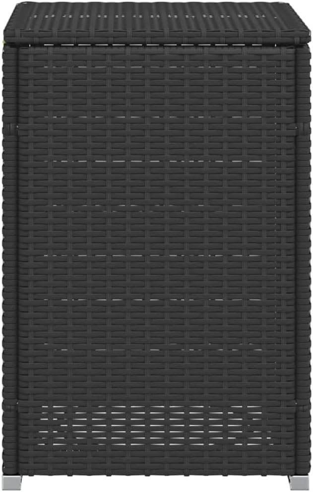 Abdecktisch für Propanflaschen, schwarz, 40 x 40 x 60 cm, für Garten, Terrasse, Balkon, Camping