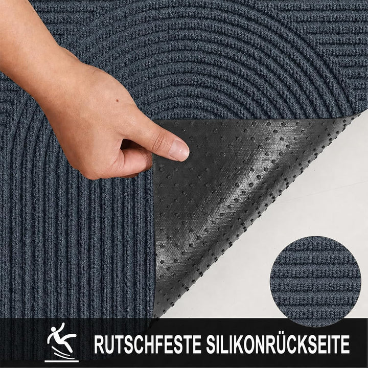 Fussmatte 60x90 cm Innen und Aussen - rutschfeste Schmutzfangmatte - Waschbar Fussmatte, Wasserdicht