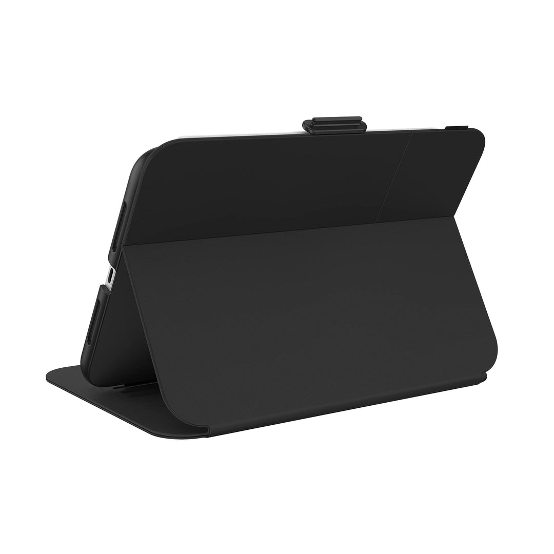 Speck Products Balance Folio iPad mini (2021) Hülle und Ständer, Schwarz/Schwarz schwarz / schwarz,