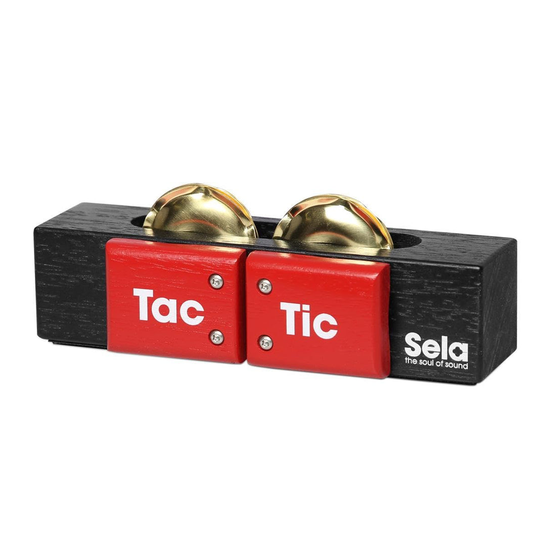 Sela SE 055 Tac Tic, Cajon Zubehör, “3in1” Multi-Percussion-Instrument (Kastagnetten, Schellen, Shak