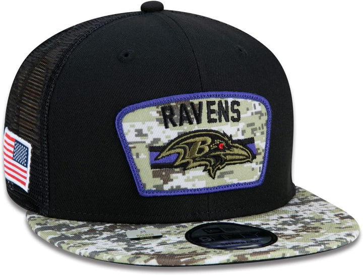 New Era NFL Baltimore Ravens Salute to Service 2021 Snapback 9FIFTY Game Cap