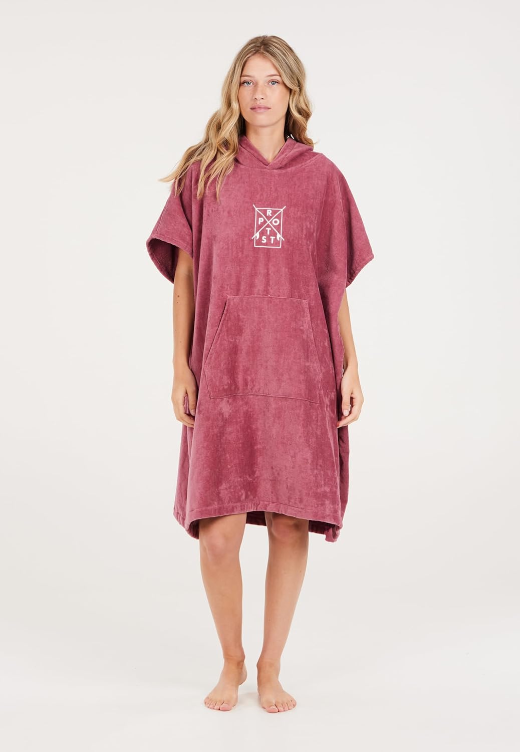 Protest Poncho Prtdilemma Einheitsgrösse Deco Pink, Einheitsgrösse Deco Pink